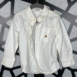 Gap white button down 3y